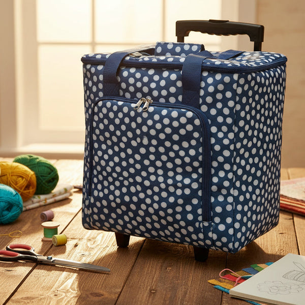 Bolsa con Ruedas Azul de Artemio