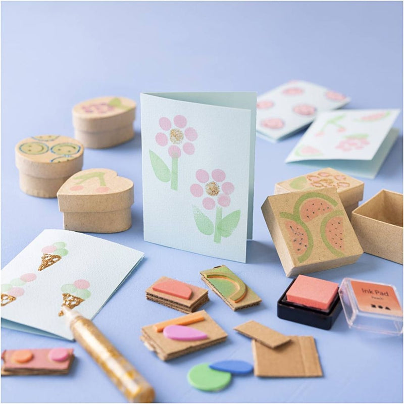 Kit Creativ con purpurina y materiales para manualidades infantiles