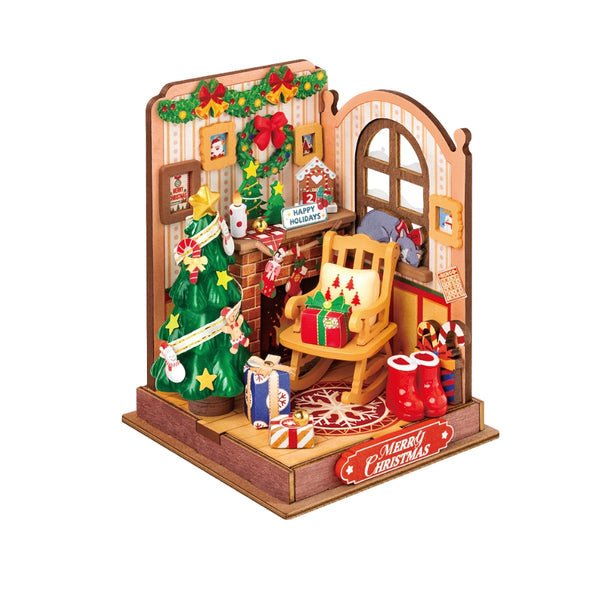 Maqueta 3D Chimenea Navideña Rolife para montar