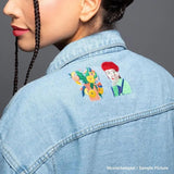 Máquina de Bordar Artemio Brother PP1 Skitch, ejemplo de bordado