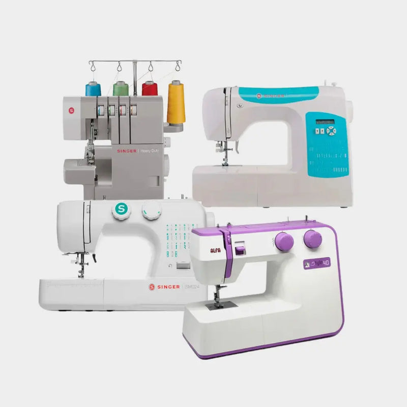 Máquinas de coser Singer, Alfa y Brother para dar vida a tus patrones y confeccionar cualquier proyecto