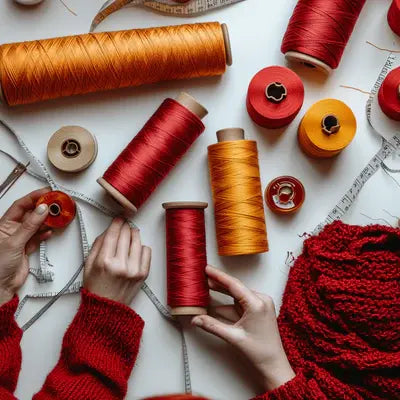Máquinas de coser, hilos, tijeras y accesorios para patchwork disponibles en Milbby