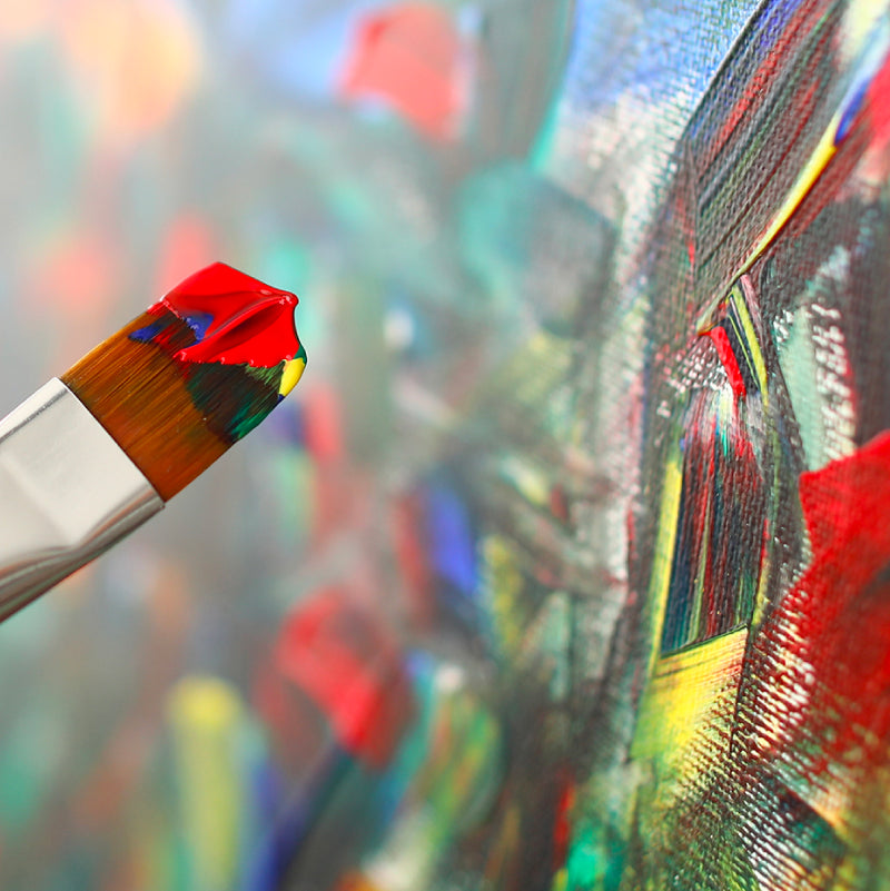 materiales para pintura acrílico, acuarela, óleo, pouring y gouache