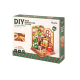 Kit de bricolaje navideño Rolife con chimenea y árbol Robotime