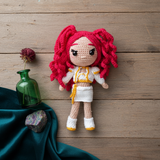 mira amigurumi guerreras kpop