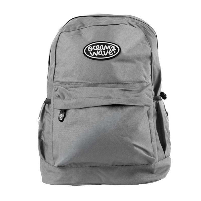 Mochila color gris Ocean's Wave tendencias con diseño moderno y funcional