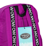 Mochila escolar violeta Ocean's Wave tendencia ideal para colegio y universidad