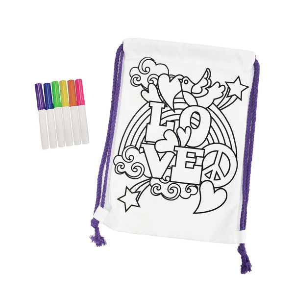 Mochila Merienda para Colorear