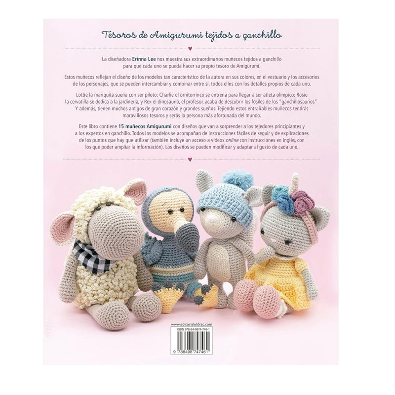 Muñecos amigurumi diseñados por Erinna Lee incluidos en el libro