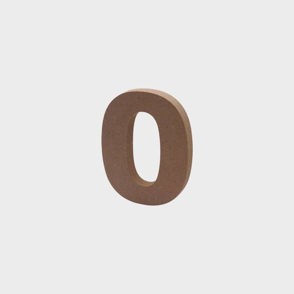 Números de madeira 11,5 cm Camadas de