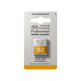 acuarela profesional winsor & newton media pastilla ocre amarillo