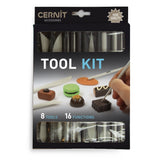kit 8 herramientas para arcilla y pastas de modelado cernit