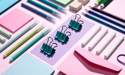 Papelería creativa con agendas, libretas, cuadernos, bolígrafos y material escolar y de oficina en Milbby- Vuelta al cole.