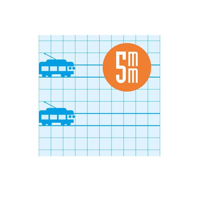 Pauta Lamela tamaño 5mm