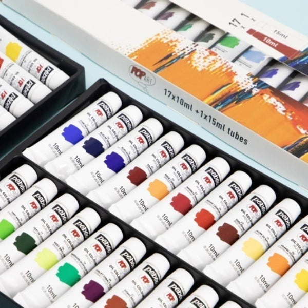 set oleos pintura 23x10ml + 1x15ml pebeo