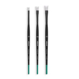pincel cerdas sinteticas forma plana para pintar maquetas vallejo weathering