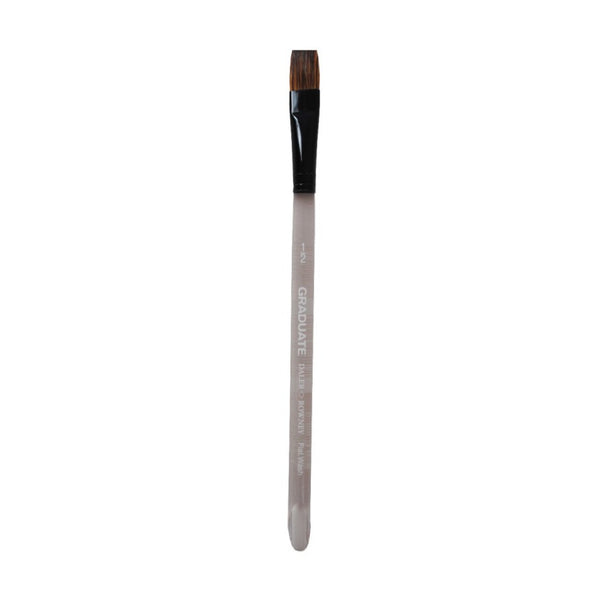 pincel sintético plano poney aguadas graduate 1/2 daler rowney