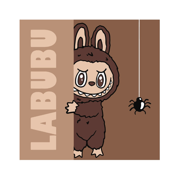 Kit de pintura por números Labubu Hide and Seek Ideyka