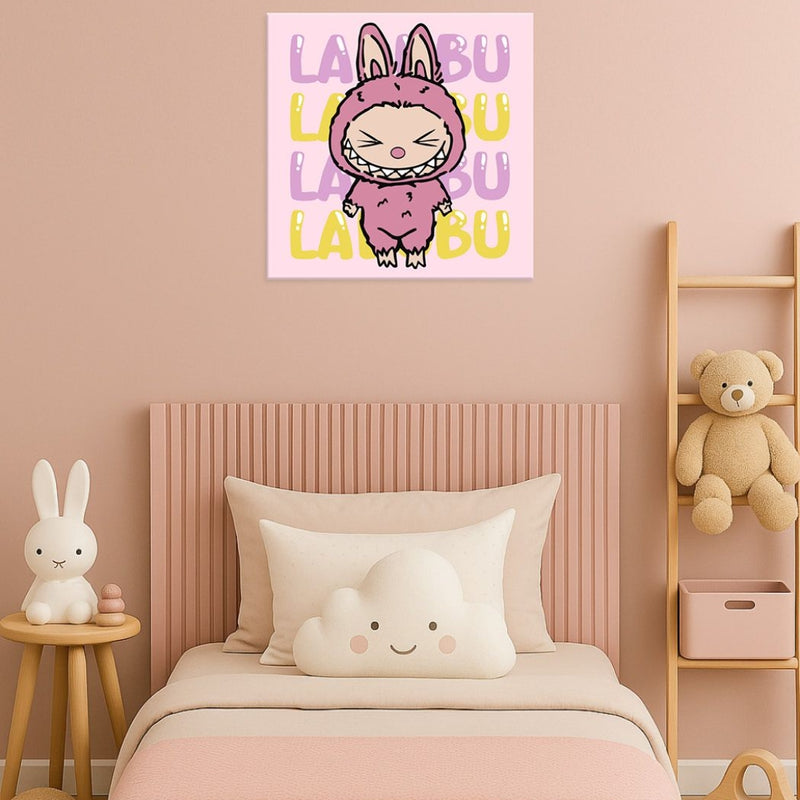 Kit de pintura por números She is Labubu