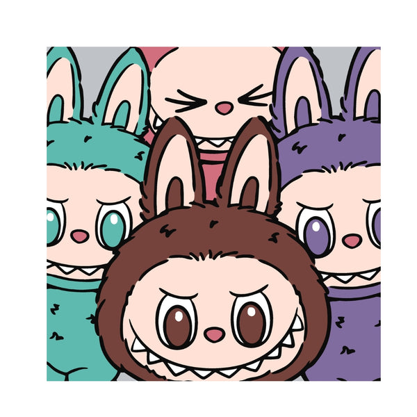 Pintar Por Números Labubu Team Ideyka