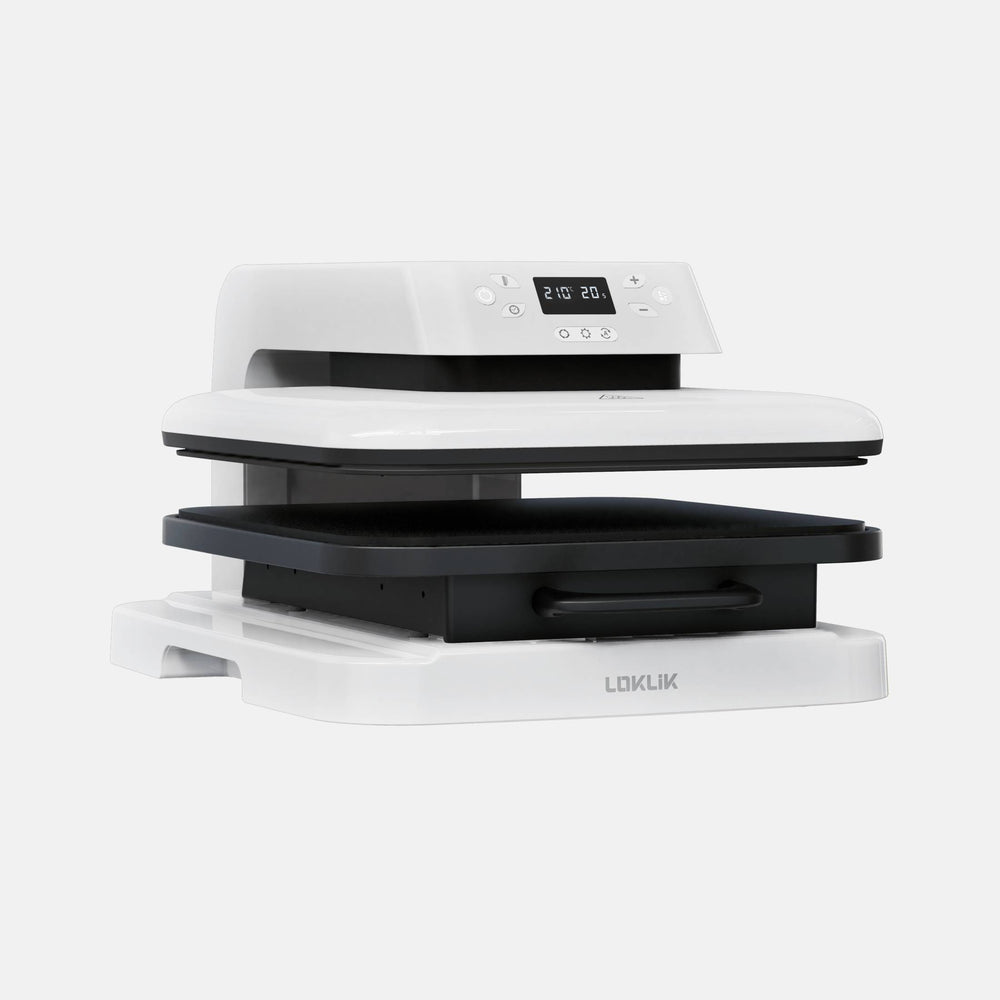 plancha termica loklik auto heat press daisy white