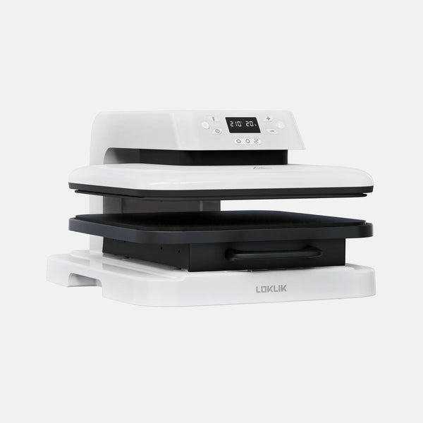 plancha termica loklik auto heat press daisy white