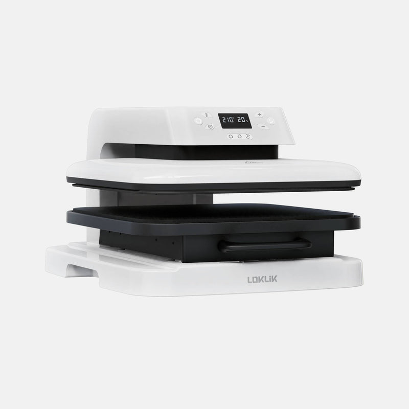 plancha termica loklik auto heat press daisy white