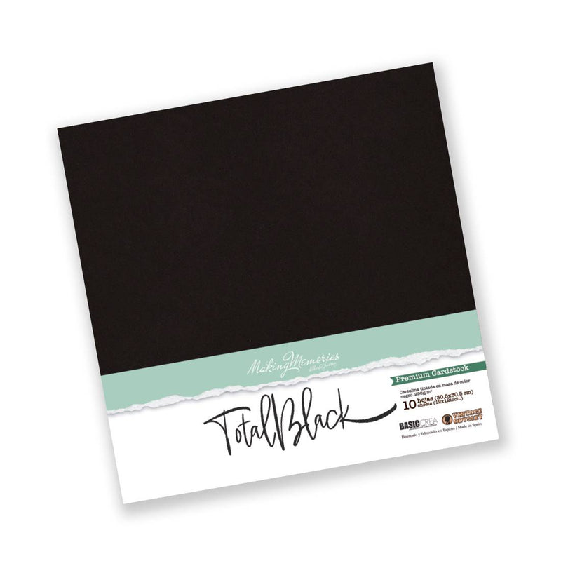 Pack 10 Cartulinas Negras 30,5cm Basic Crea
