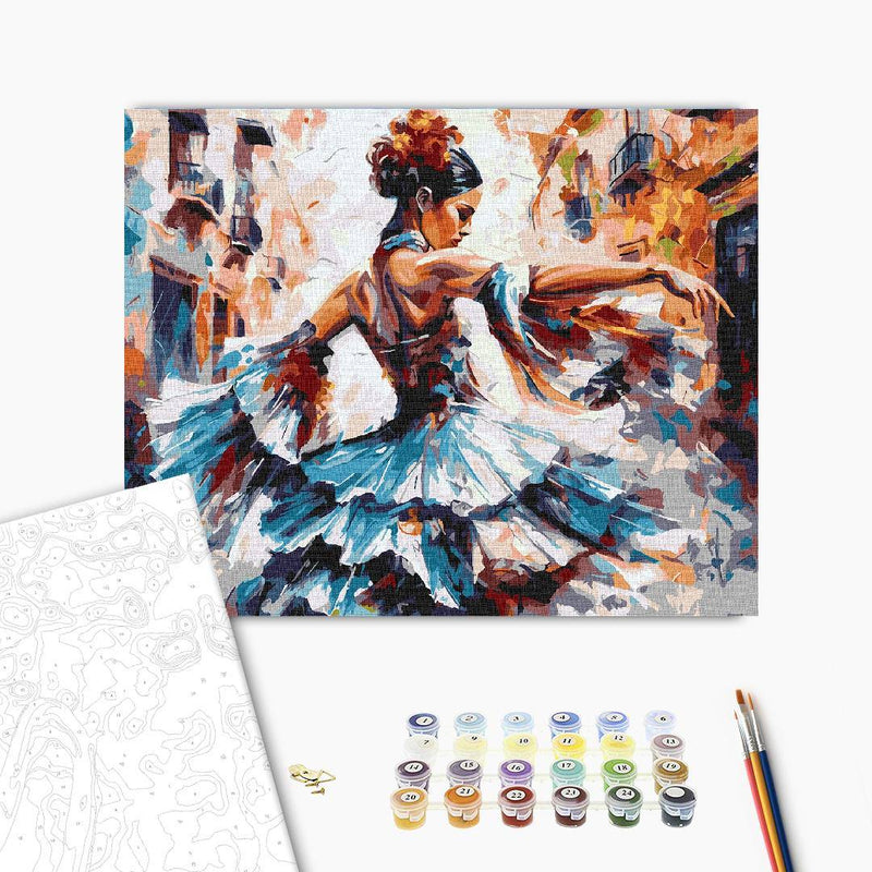 Pintar por Números Bailarina Ideyka