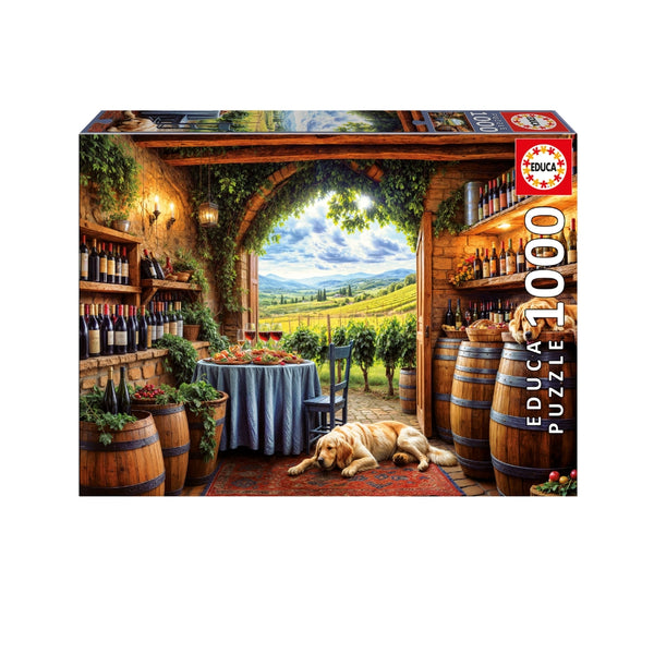 Puzzle 1000 Piezas Canes et Vinum Educa