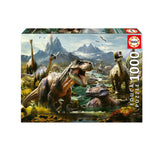 Puzzle 1000 piezas Dinosaurios Feroces Educa 