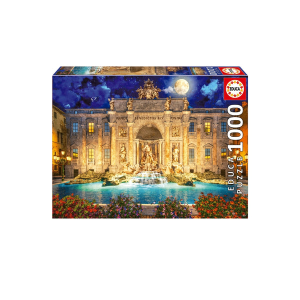 Puzzle 1000 Piezas Fontana di Trevi, Roma Educa