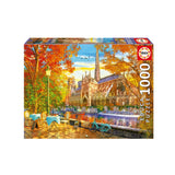 Puzzle Educa 1000 piezas Otoño en Notre Dame