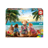 Puzzle 1000 Piezas Perros en la Playa Educa