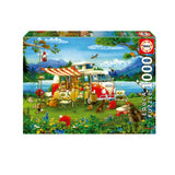 Puzzle 1000 piezas Vacaciones en el Campo Educa