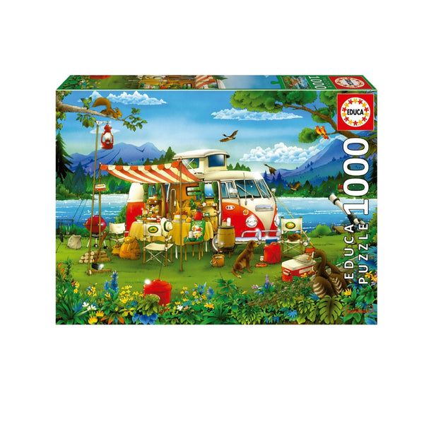 Puzzle 1000 piezas Vacaciones en el Campo Educa