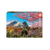Puzzle Educa 2000 Piezas Castillo de Osaka Japón paisaje