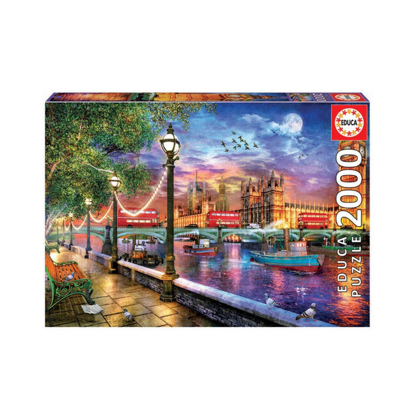 Puzzle 2000 Piezas Londres al Atardecer Educa
