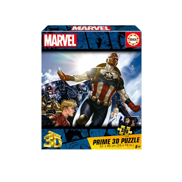 Puzzle 300 Piezas Marvel 3D Lenticular Educa