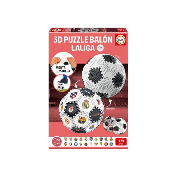 Puzzle 3D Balón de Fútbol La Liga Educa