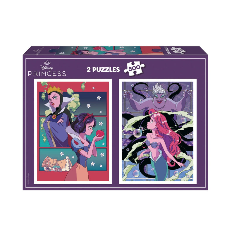 Puzzle 2X500 Piezas Disney, Villains & Princesses Educa