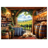 Puzzle Educa 1000 Piezas Canes et Vinum, rompecabezas 