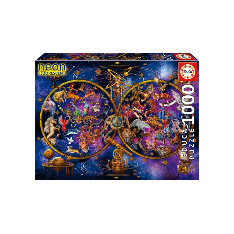 Puzzle 1000 Piezas Constelaciones Neon Educa