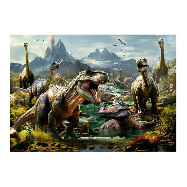 Puzzle Educa  1000 piezas Dinosaurios Feroces 