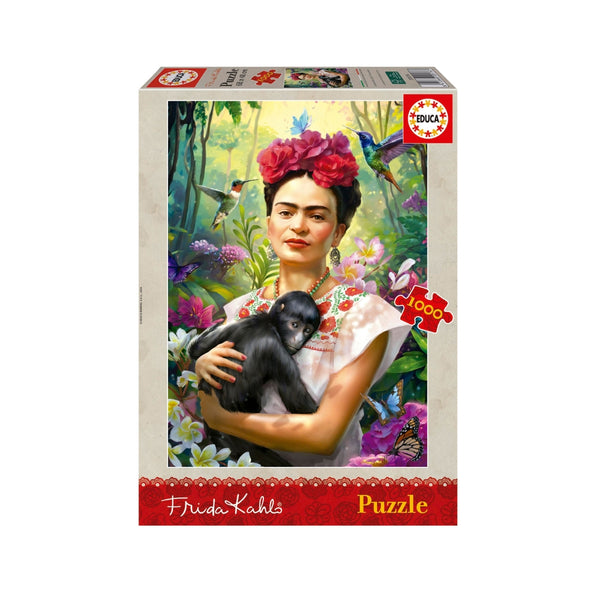 Puzzle 1000 piezas El Jardín de la Vida, Frida Kahlo Educa 