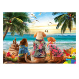 Puzzle Educa 1000 Piezas Perros en la Playa rompecabezas divertido
