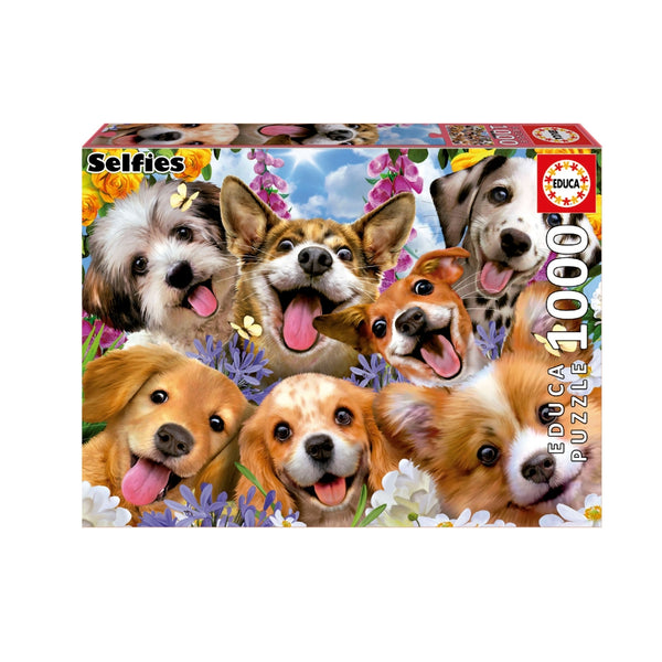 Puzzle Educa 1000 piezas Selfie de Perritos 