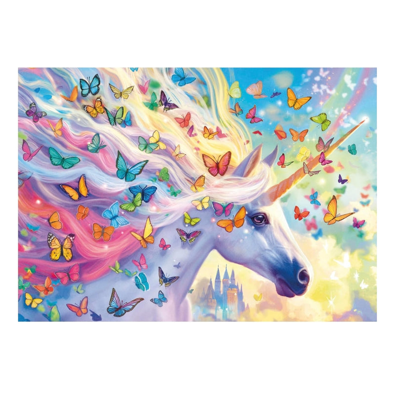 Puzzle Educa 500 Piezas Unicornio Arcoíris imagen de fantasía