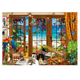 Puzzle Educa 1500 Piezas Ventana del Observador de Aves, Rompecabezas
