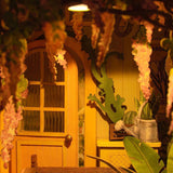 detalles de la maqueta sujetalibros garden house robotime